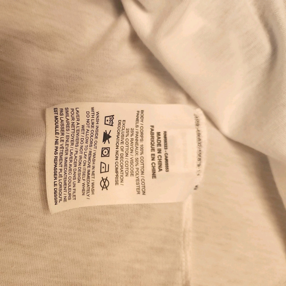 NIKE Sacai Collab T Shirt white L A1 - Picture 4 of 6